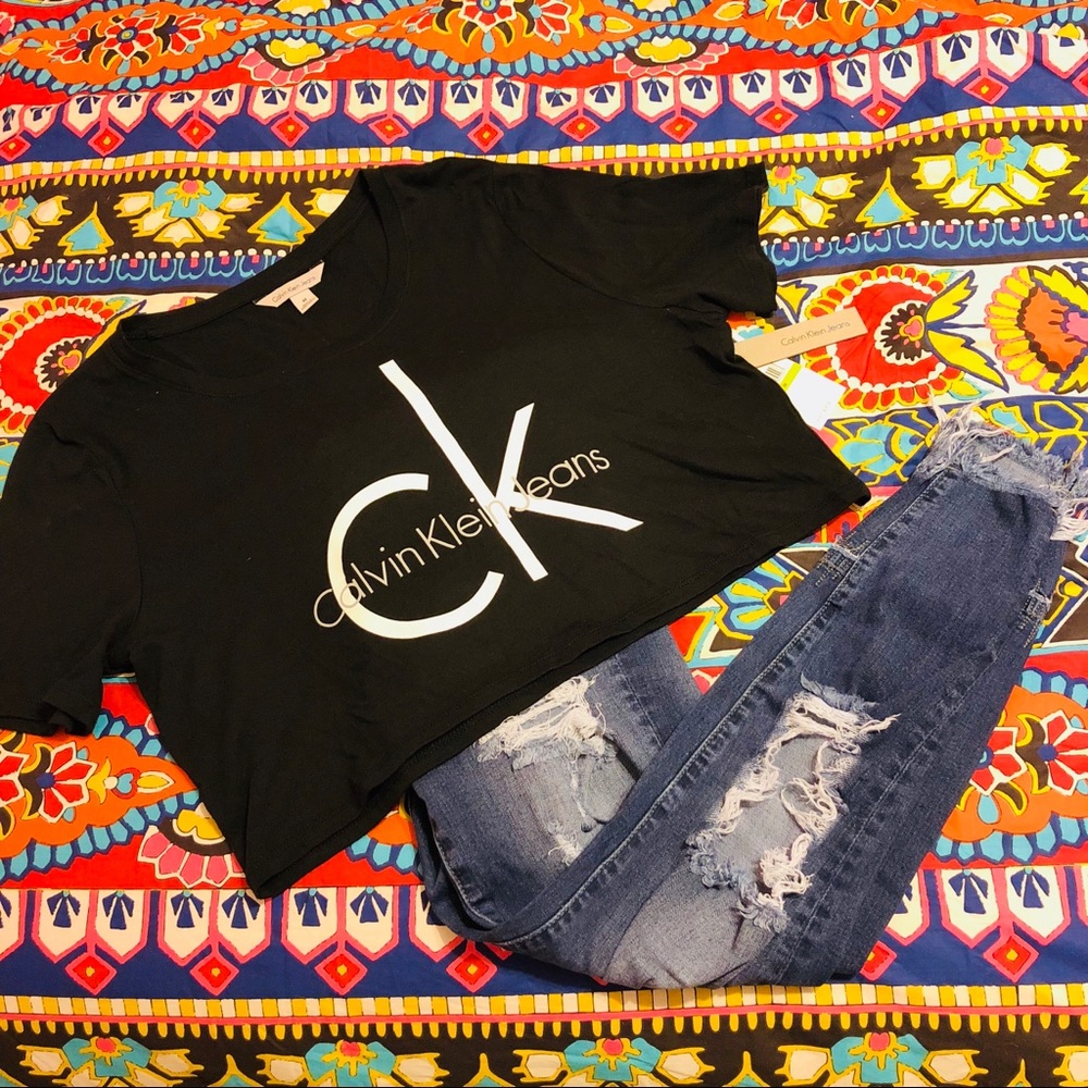 Vintage Calvin Klein Crop Top